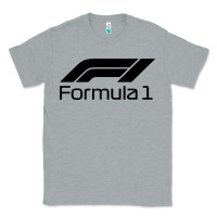 Heather Grey formula 1 Classic Tee - linhVisuals