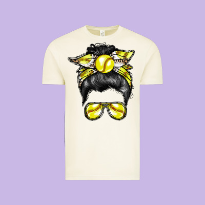 Softball Mom Vintage Tee Designed By Racoondesign