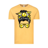 Vintage Mustard softball mom Vintage Tee - RacoonDesign