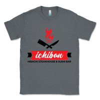 Charcoal Heather ichiban steakhouse Classic Tee - linhVisuals