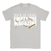Moon Dust when in doubt empty the magazine Classic Tee - linhVisuals