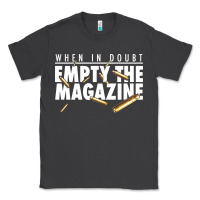 Smoke when in doubt empty the magazine Classic Tee - linhVisuals