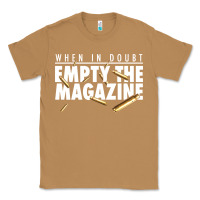 Toasted Coconut when in doubt empty the magazine Classic Tee - linhVisuals