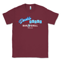 Burgundy roadhouse double deuce Classic Tee - linhVisuals