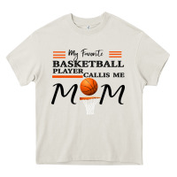 Cream My Favorite Basketball Player Calls Me Mom Heavy Core Tee - Bettercallsaul