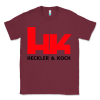 Burgundy hk black Classic Tee - linhVisuals