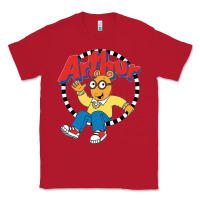 Red Funko Up Arthur Classic Tee - linhVisuals
