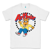 White Funko Up Arthur Classic Tee - linhVisuals
