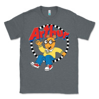 Charcoal Heather Funko Up Arthur Classic Tee - linhVisuals