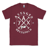 Burgundy avenged sevenfold 13 Classic Tee - linhVisuals
