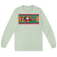 Matcha love texas sunflowers cactus cowhide license plate Long Sleeve Tee - Artiststas
