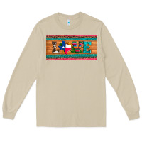Mushroom love texas sunflowers cactus cowhide license plate Long Sleeve Tee - Artiststas