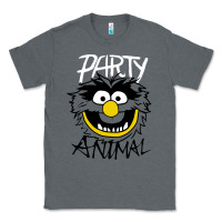Charcoal Heather the muppets party animal Classic Tee - linhVisuals