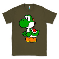 Army Green Yoshi Green Classic Tee - linhVisuals