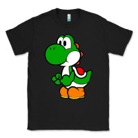 Black Yoshi Green Classic Tee - linhVisuals