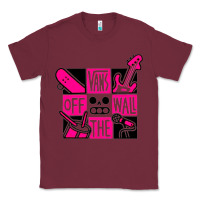 Burgundy #vans music Classic Tee - linhVisuals