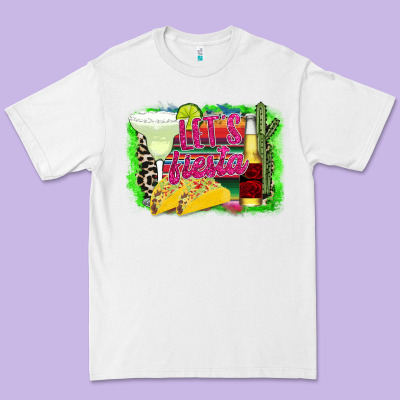 Let's Fiesta Premium Tee Designed By Cowhidedigitalart