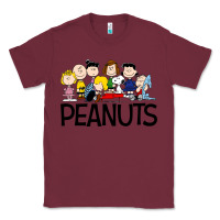 Burgundy the peanuts Classic Tee - linhVisuals