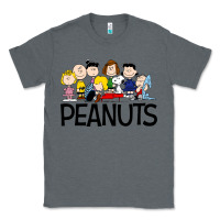 Charcoal Heather the peanuts Classic Tee - linhVisuals