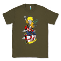 Army Green #vans off the wall Classic Tee - linhVisuals