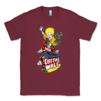 Burgundy #vans off the wall Classic Tee - linhVisuals
