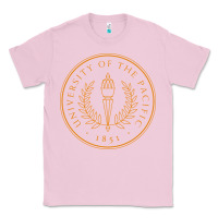 Bubblegum Pink University of the Pacific Classic Tee - linhVisuals
