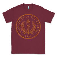 Burgundy University of the Pacific Classic Tee - linhVisuals