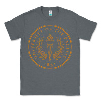 Charcoal Heather University of the Pacific Classic Tee - linhVisuals