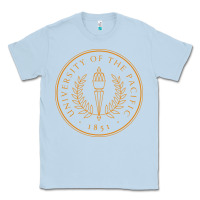 Dusty Blue University of the Pacific Classic Tee - linhVisuals