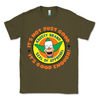 Army Green krusty the clown Classic Tee - linhVisuals
