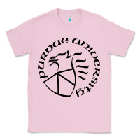 Bubblegum Pink Purdue University Classic Tee - linhVisuals