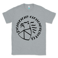 Heather Grey Purdue University Classic Tee - linhVisuals