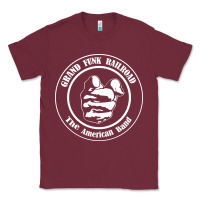 Burgundy grand funk railroad Classic Tee - linhVisuals