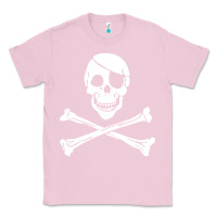 Bubblegum Pink skull crossbones Classic Tee - linhVisuals