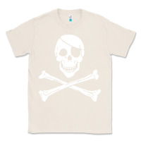 Natural skull crossbones Classic Tee - linhVisuals