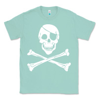 Seafoam skull crossbones Classic Tee - linhVisuals