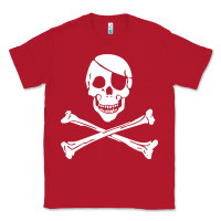 Red skull crossbones Classic Tee - linhVisuals