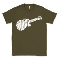 Army Green The Monkees Classic Tee - linhVisuals