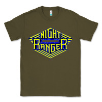 Army Green night ranger Classic Tee - linhVisuals