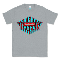 Heather Grey night ranger Classic Tee - linhVisuals