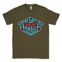 Army Green night ranger Classic Tee - linhVisuals
