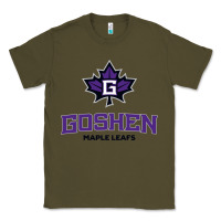 Army Green goshen college maple leafs2 vectorized Classic Tee - linhVisuals