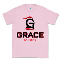 Bubblegum Pink grace college & seminary lancers1 vectorized Classic Tee - linhVisuals