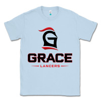 Dusty Blue grace college & seminary lancers1 vectorized Classic Tee - linhVisuals