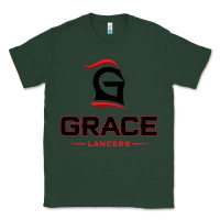 Sports Green grace college & seminary lancers1 vectorized Classic Tee - linhVisuals