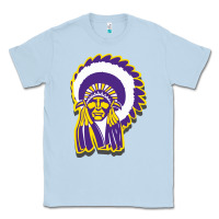 Dusty Blue haskell indian Classic Tee - linhVisuals