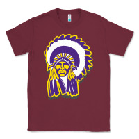 Burgundy haskell indian Classic Tee - linhVisuals