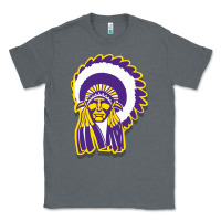 Charcoal Heather haskell indian Classic Tee - linhVisuals