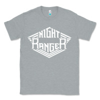 Heather Grey night ranger Classic Tee - linhVisuals