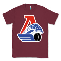 Burgundy lokomotiv yaroslavl Classic Tee - linhVisuals